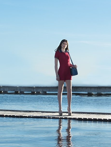 vestido polo feminino curto principessa