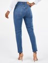 calca jeans feminina mom cintura media sarita costas 2