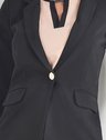 blazer preto botao unico cilene detalhes