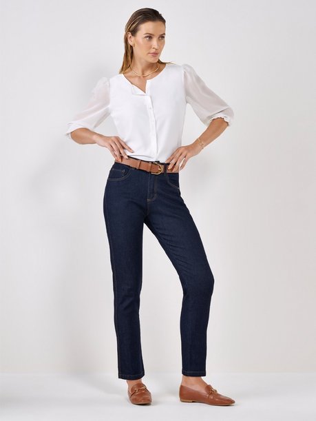 calca jeans lizete look