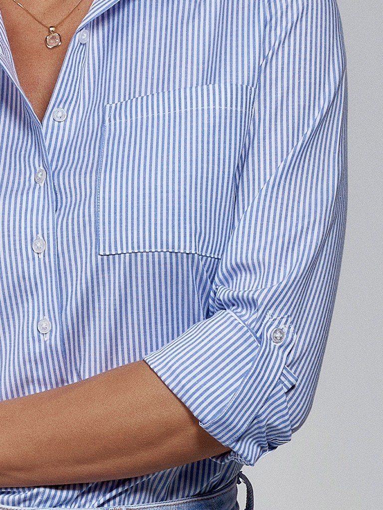 camisa alongada selena detalhes