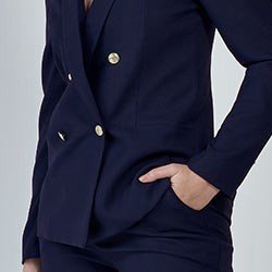 blazer marinho alongado valdete pequeno