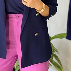 blazer marinho valdete pequeno