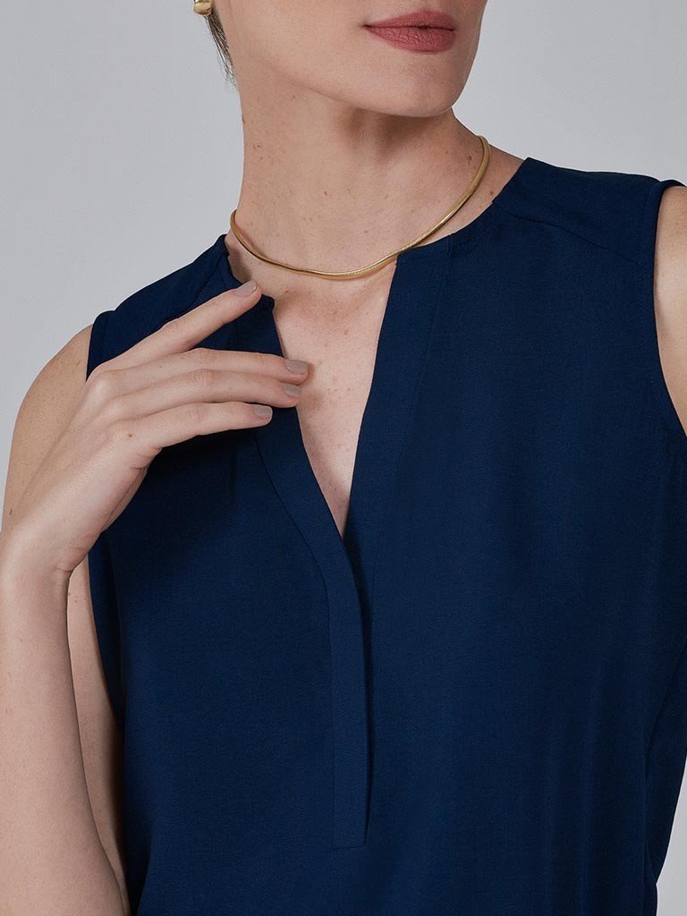 blusa marinho josiela detalhes