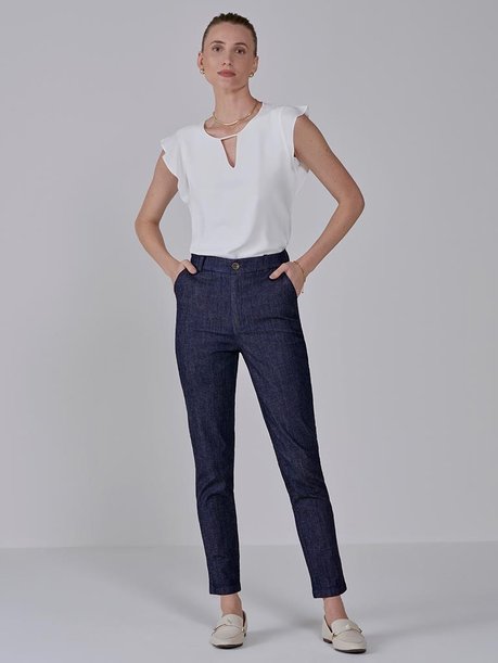 calca reta jeans jamile frente