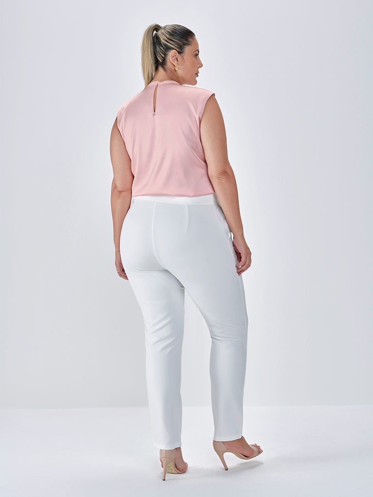 calca alfaiataria off white edna costas