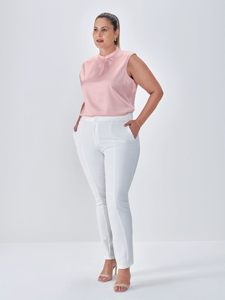 calca alfaiataria off white edna frente