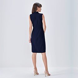 vestido blazer marinho rita detalhes pequeno
