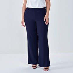 calca marinho wide leg raize plus pequena