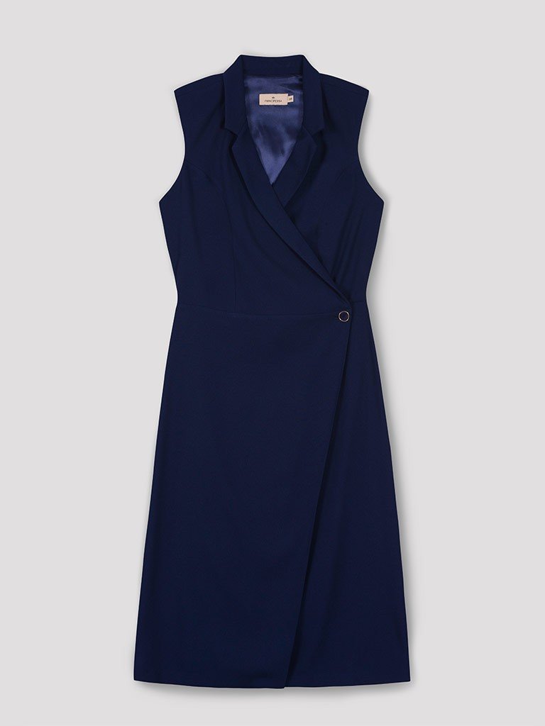 vestido blazer marinho rita still