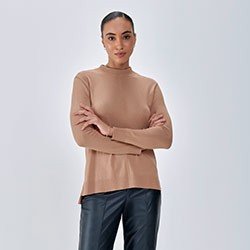 casaco tricot bege mescla simione pequeno tecido