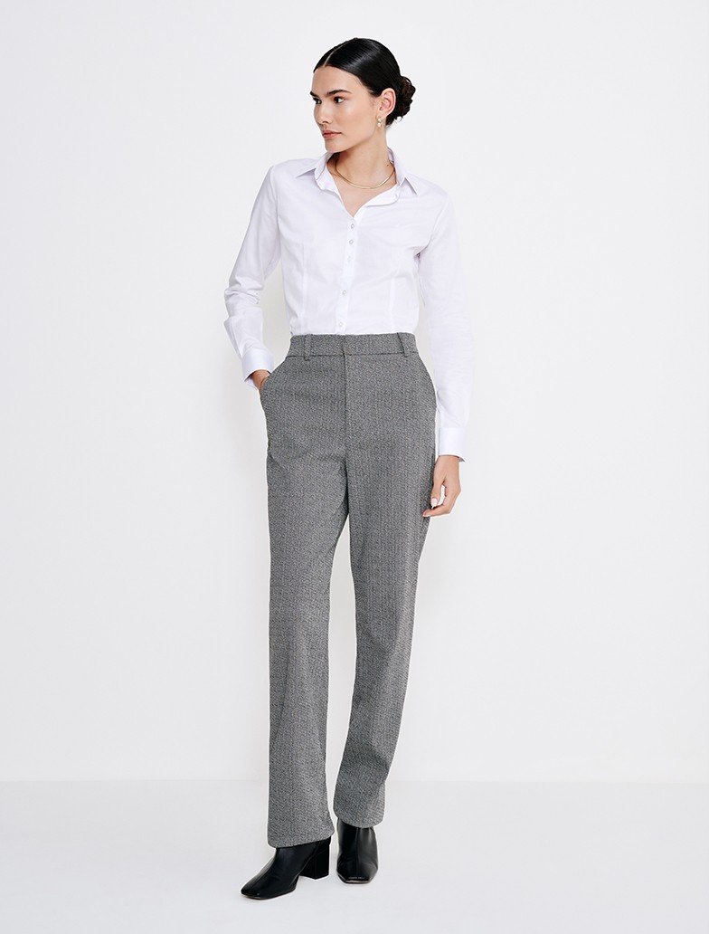 Camisa manga curta com calça Pantalona Camisa manga curta com calça Pantalona