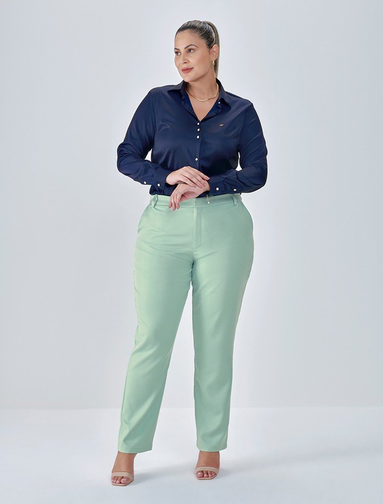 Camisa social branca com Clochard Camisa social branca com Clochard