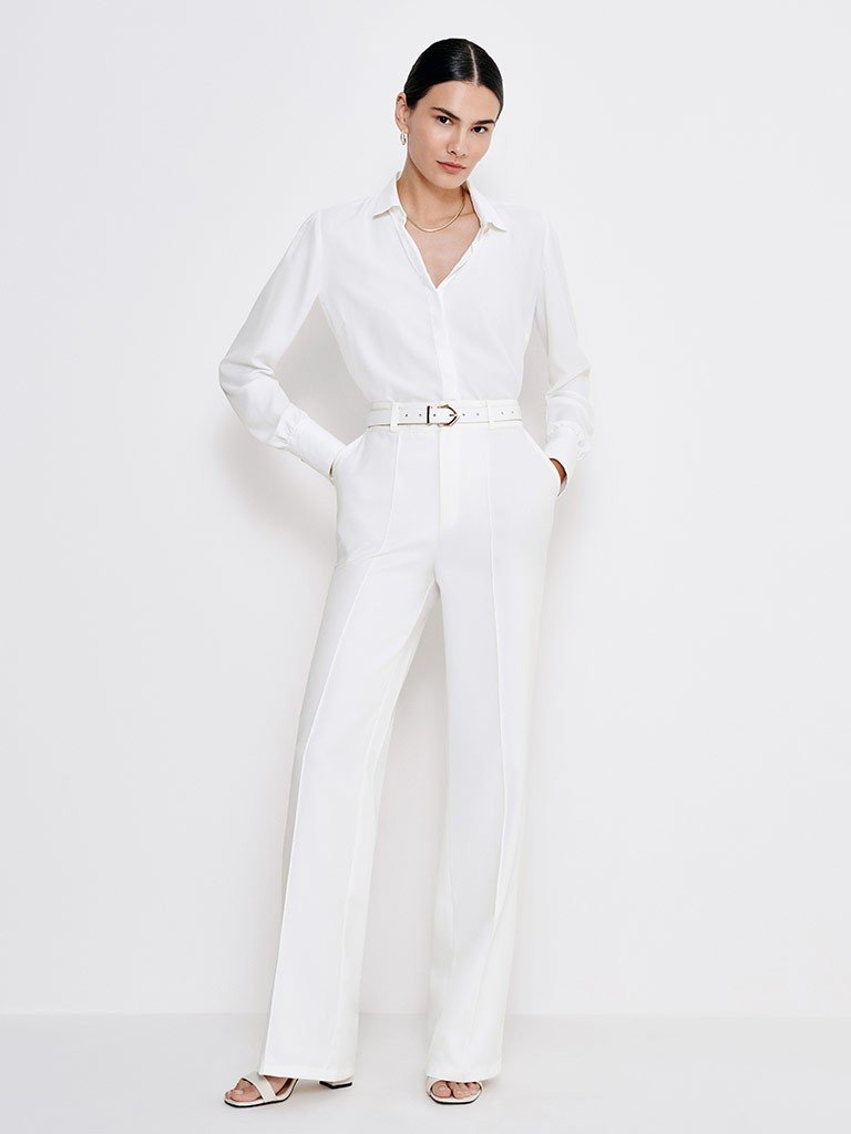 cinto off white fivela geometrica ayane look