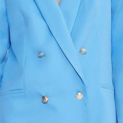 blazer azul cruzado caroline pequen