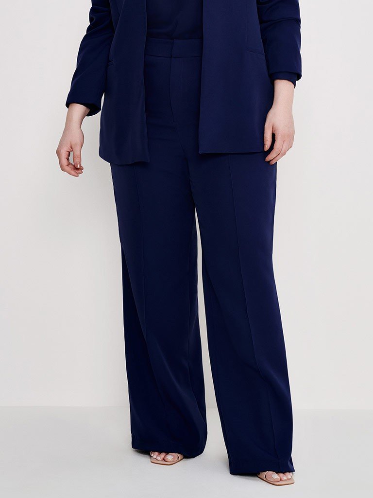 calca marinho wide leg cleonisse capa