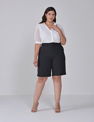 camisa sobreposta com amarracao vestido preto