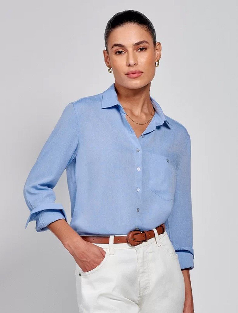 camisa sobreposta com amarracao vestido preto