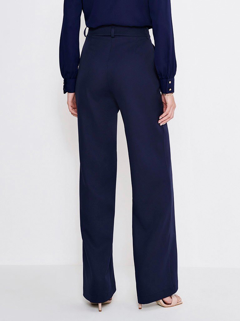 calca marinho wide leg capa costas