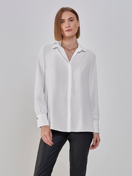 camisa off crepe comfy driele capa