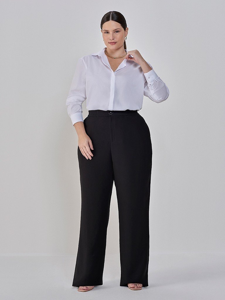 calca preta wide leg dionice frente