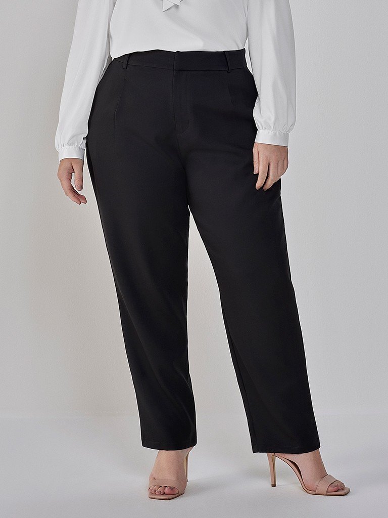 calca preta reta donatela capa