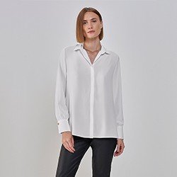camisa off crepe comfy driele pequeno