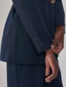 blazer marinho botao unico edelmira botao