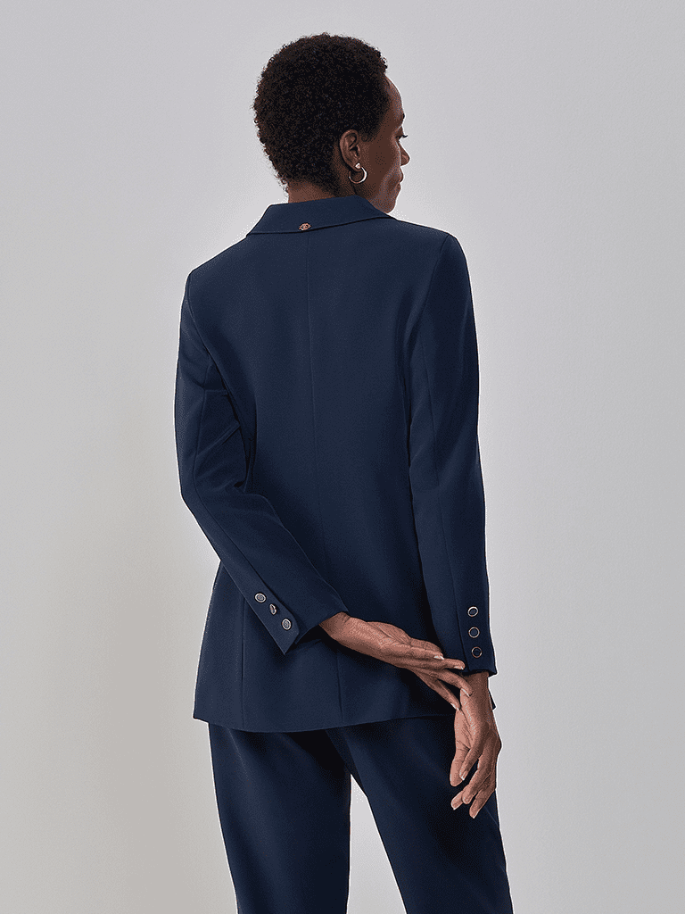 blazer marinho botao unico edelmira costas