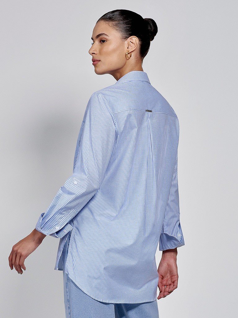 camisa alongada selena costas capa