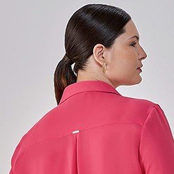 camisa coral plus size isabely costas pequeno