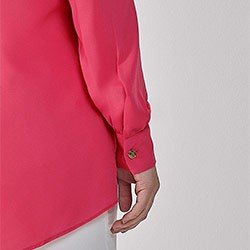 camisa coral plus size isabely detalhe pequeno