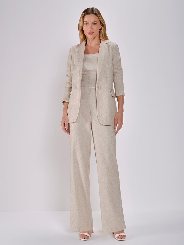 blazer linho cru frete