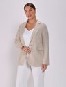 blazer linho cru plus capa