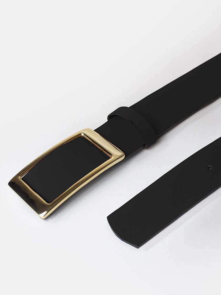 cinto dupla face preto josefa detalhes