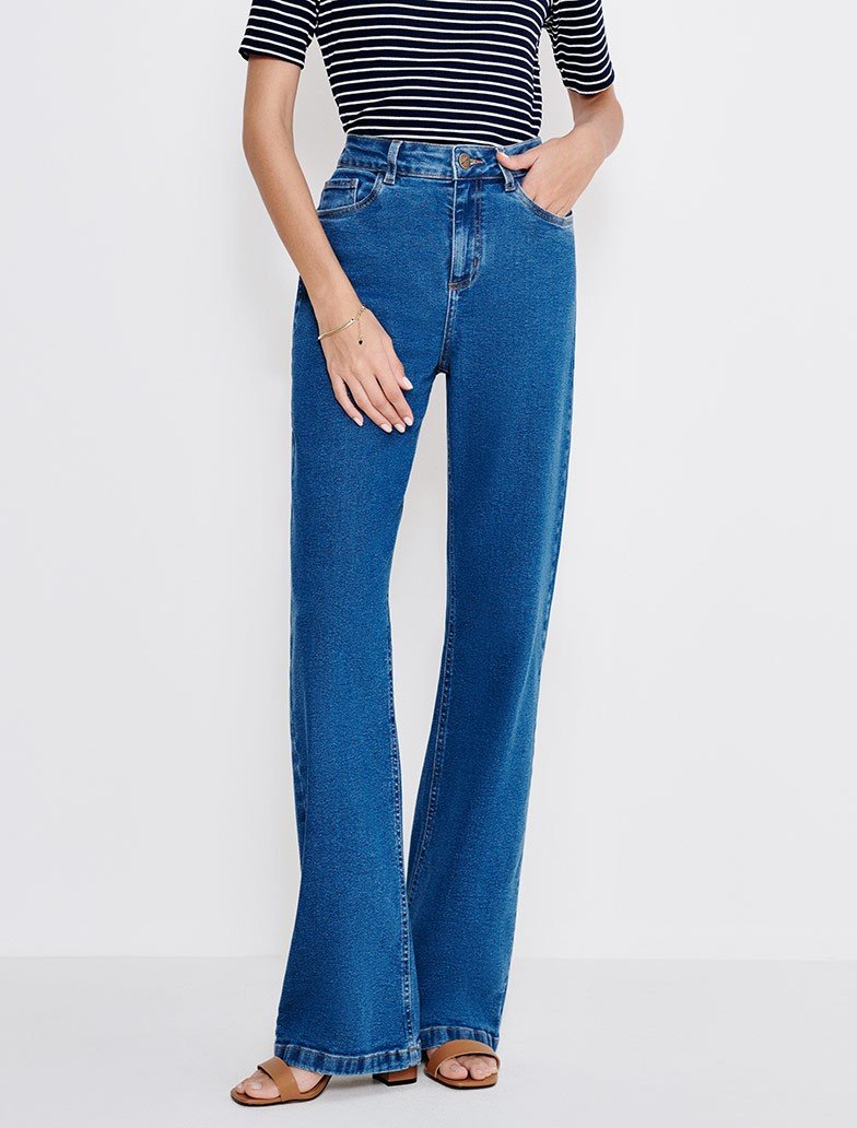calca jeans pantalona betania