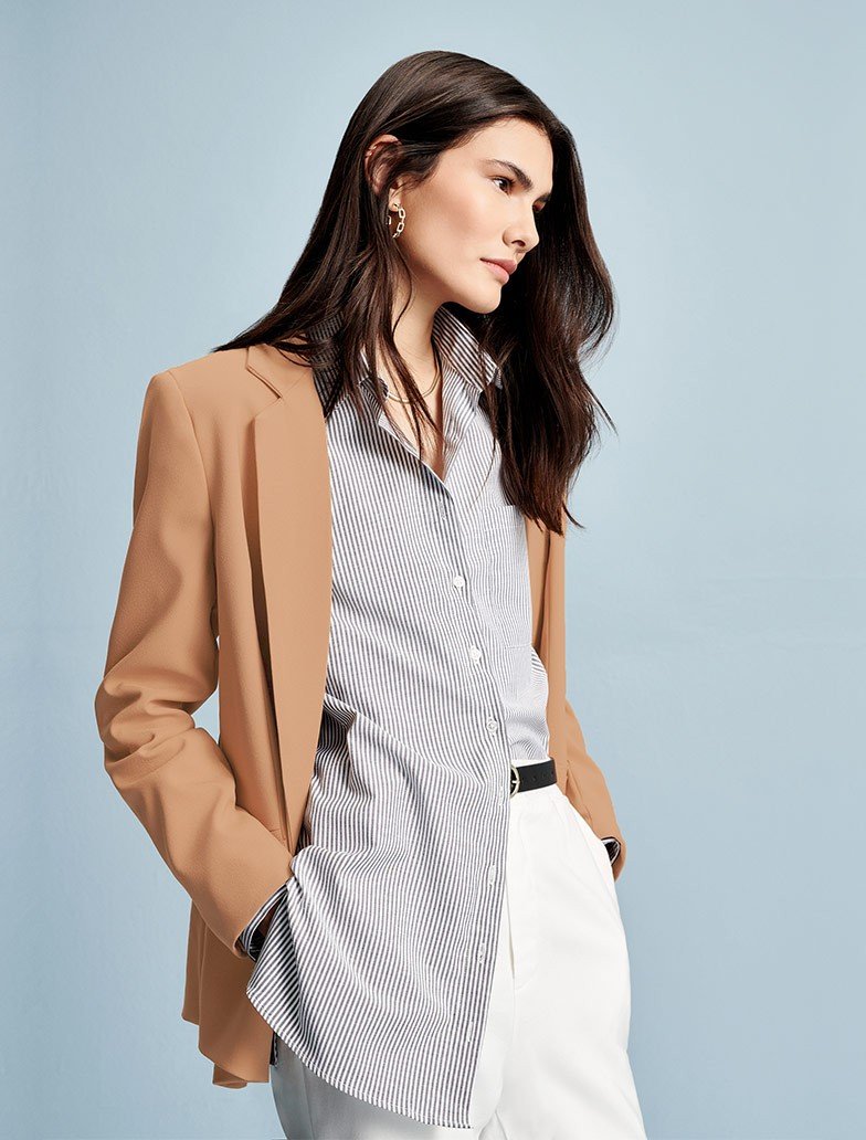 blog camisa blazer sobreposicao