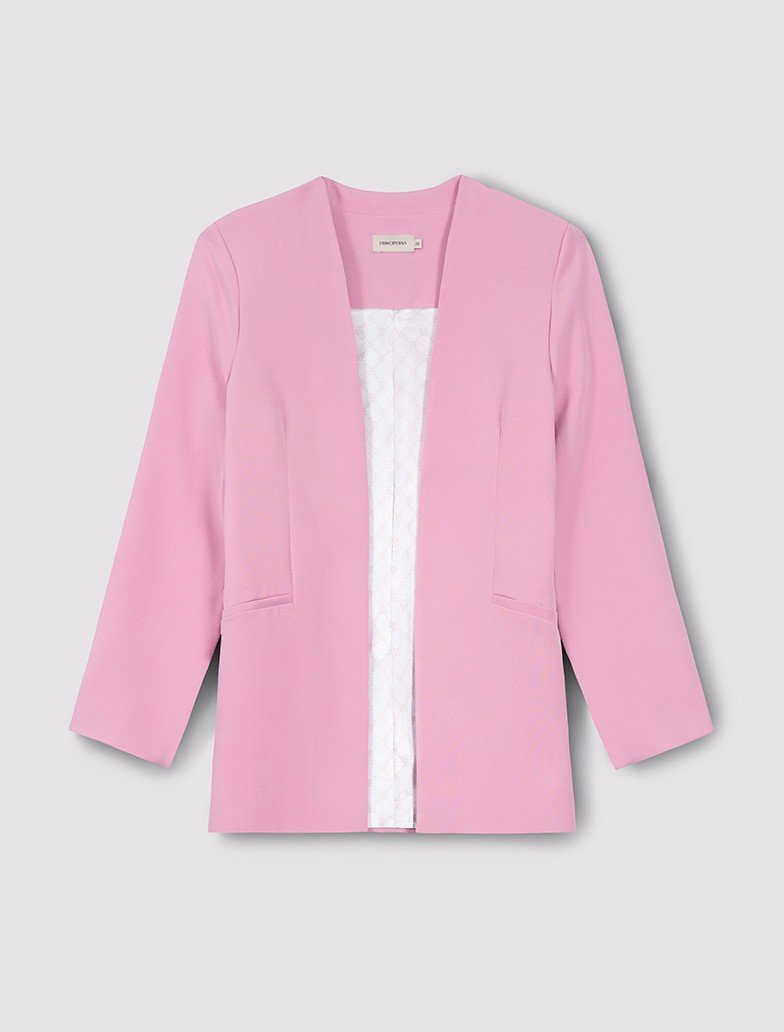 blazer rosa