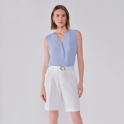 camisa decote v capa