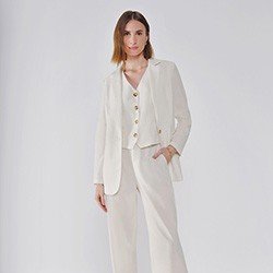 blazer linho off pq