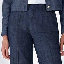 calca pantalona jeans octavia pequeno frente