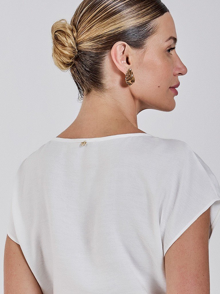 blusa off white amalia placa