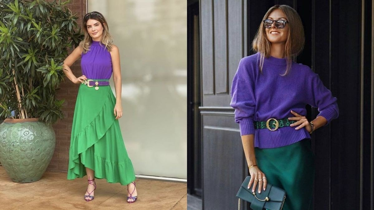 Cores que combinam com roxo para compor looks incríveis!