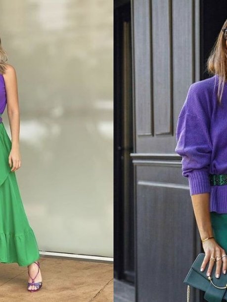 Cores que combinam com roxo