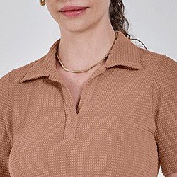 polo nude malha pen