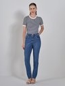 calca jeans escuro denim frente