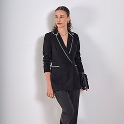blazer filete mulher pqn