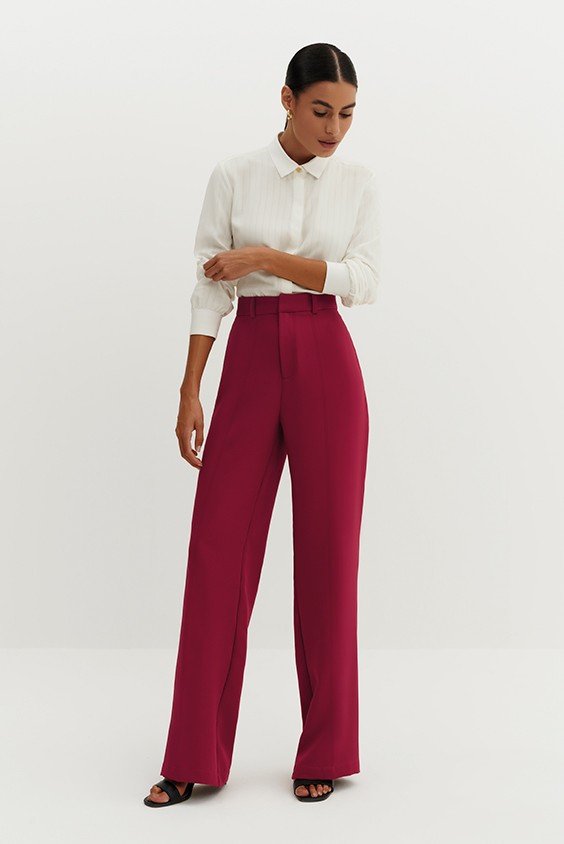 calça bege franceline