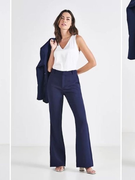 cor que combina com azul marinho