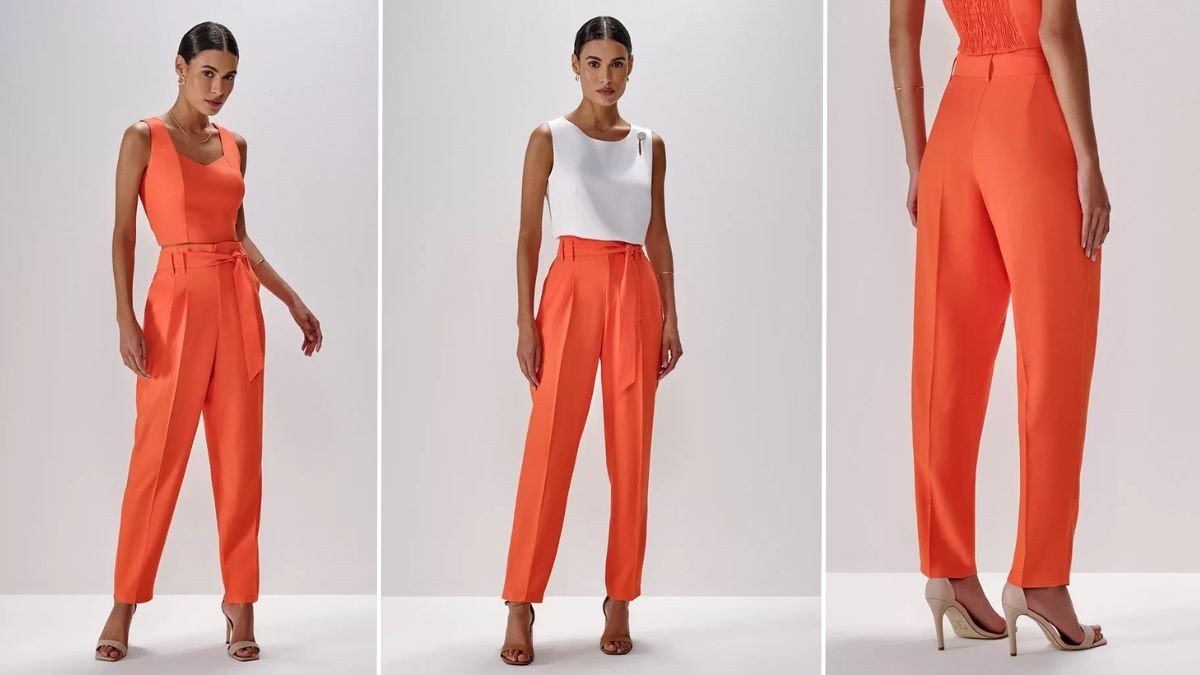 Calça laranja combina com que cor de blusa: Saiba como montar um visual incrível!